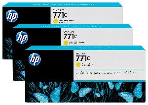HP 771C - Original - Pigment-based ink - Yellow - HP - Multi pack - HP DesignJet Z6200 - Z6610 - Z6810